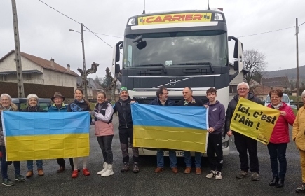 Le camion prêt pour le départ